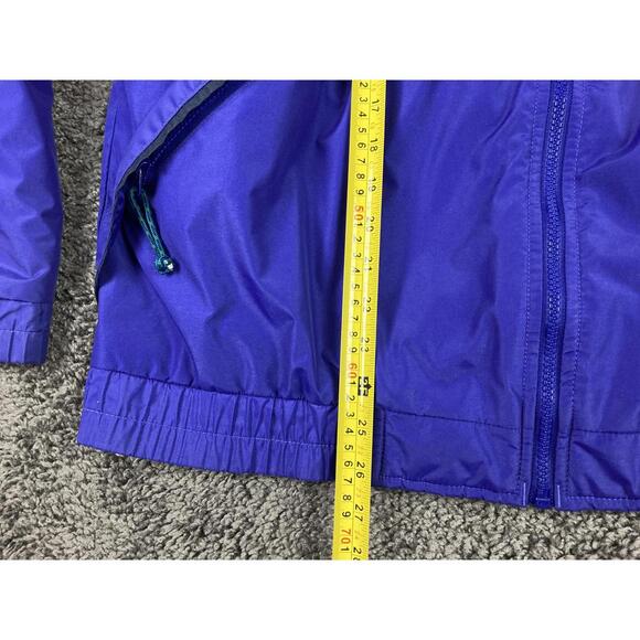 VTG 90s Columbia Sportswear Radial Sleeve Jacket Men Purple Teal Fleece Lined L - Picture 9 of 10